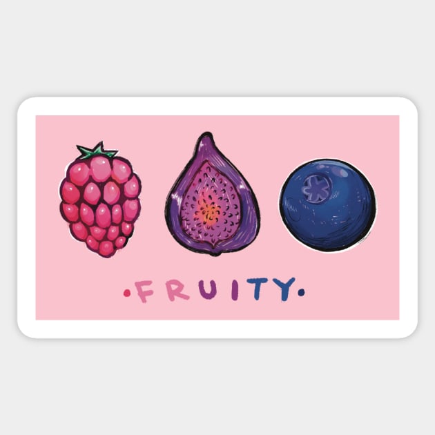 Fruity (pride bisexual) Sticker by EndyWay